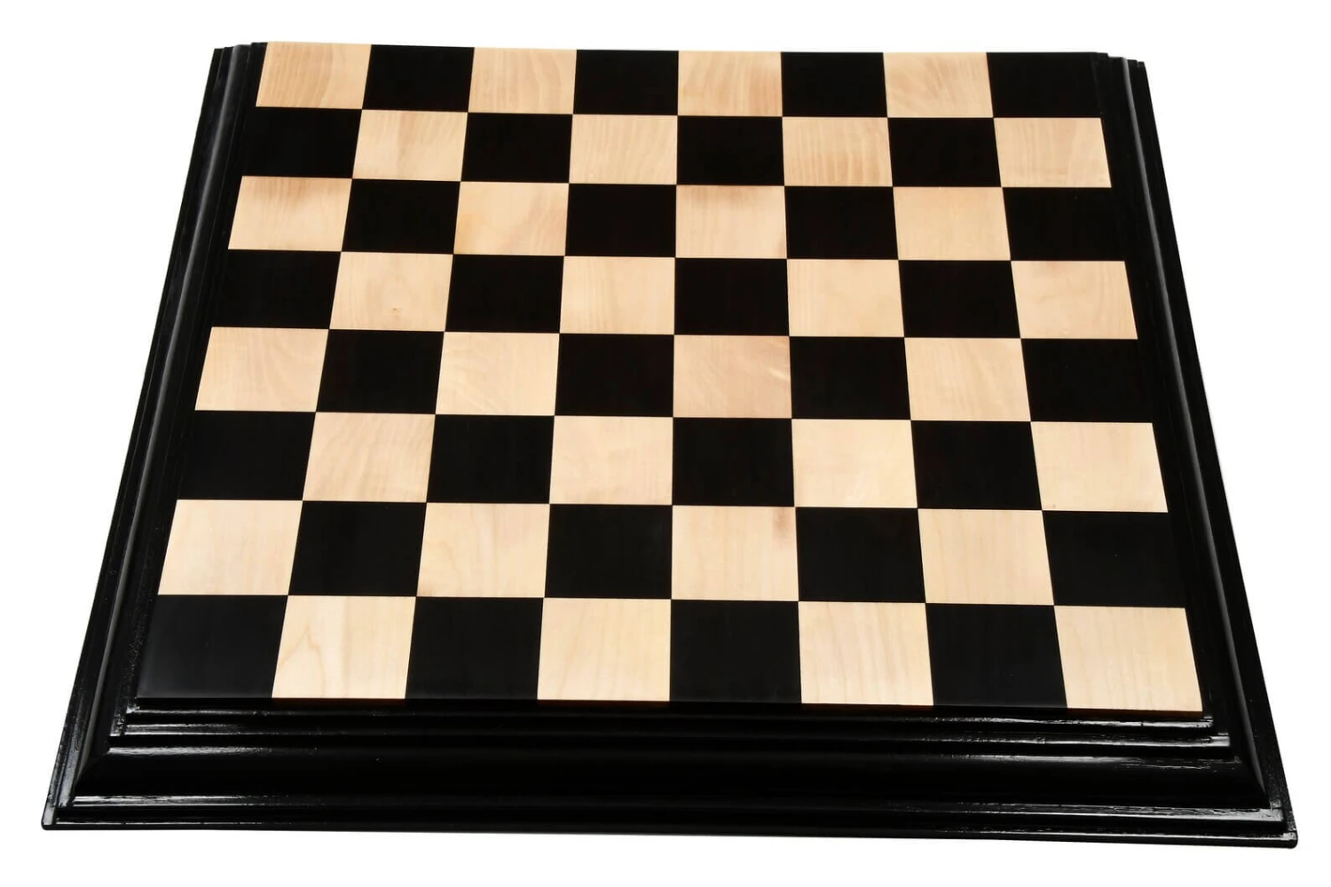 Échiquier En Bois Noir Et Blanc Deluxe 3 Échiquier En Bois Noir Et Blanc Deluxe – Image 2