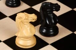 Échiquier Noir Et Bois -Internationalité Échecs Magasin echiquier noir et bois reine