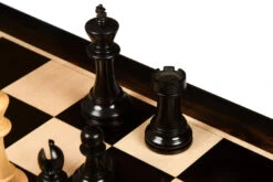 Échiquier Noir Et Bois -Internationalité Échecs Magasin echiquier noir et bois roi