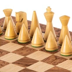 Echiquier Noyer Tâcheté Et Jeu D'échecs Moderne -Internationalité Échecs Magasin echiquier noyer tachete clair