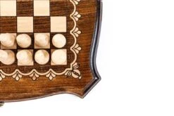 Échiquier Oriental En Bois De Hêtre Et Son Jeu D'Échecs 19 Échiquier Oriental En Bois De Hêtre Et Son Jeu D'Échecs -Internationalité Échecs Magasin echiquier oriental bois hetre jeu echecs noir