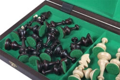 Échiquier Pliable En Bois De Hêtre -Internationalité Échecs Magasin echiquier pliable bois hetre reine