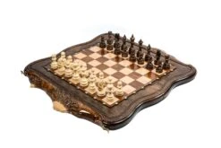 Échiquier Portable Avec Son Jeu D'Échecs