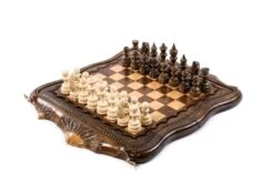 Échiquier Rare Et Son Jeu D'Échecs