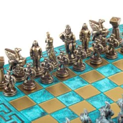 Échiquier Guerriers Spartiates Et Son Jeu D'Échecs -Internationalité Échecs Magasin echiquier spartiate pions