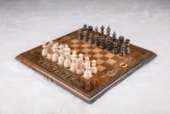 Échiquier Taille 3 Et Son Jeu D'Échecs