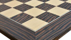 Échiquier En Bois D'Ébène 16 Échiquier En Bois D'Ébène -Internationalité Échecs Magasin echiquier tigre cavalier