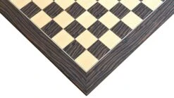 Échiquier En Bois D'Ébène 19 Échiquier En Bois D'Ébène -Internationalité Échecs Magasin echiquier tigre reine