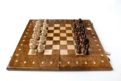 Échiquier Vintage Et Son Jeu D'Échecs -Internationalité Échecs Magasin echiquier vintage cavalier