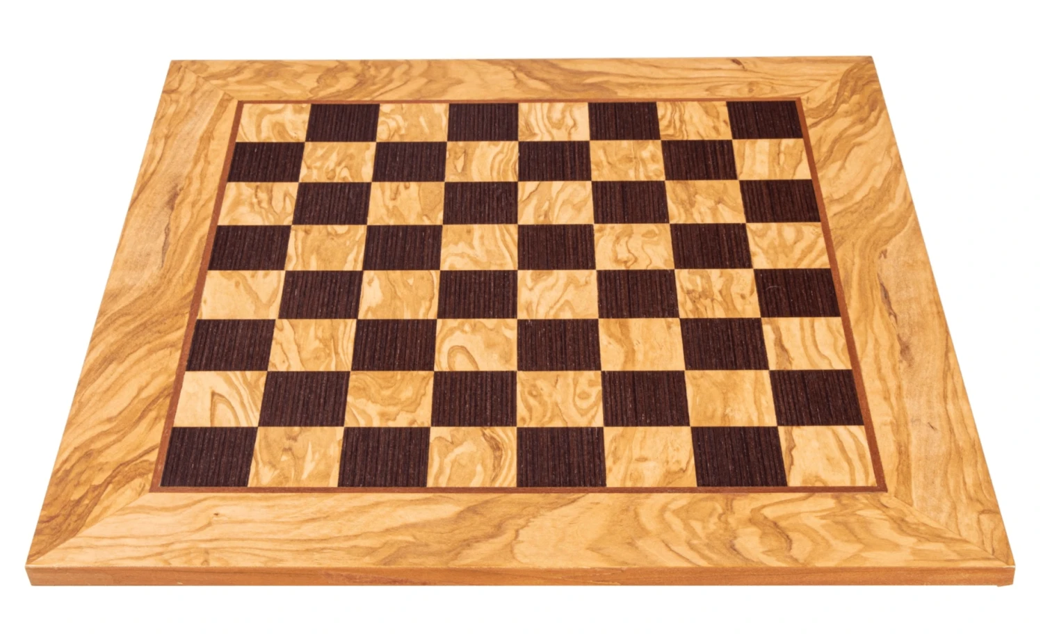 Échiquier En Wengé Et En Olivier 3 Échiquier En Wengé Et En Olivier