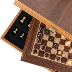 Ensemble Échiquier De Luxe En Bois De Noyer -Internationalité Échecs Magasin ensemble echiquier noyer jeu c0df5992 9ed8 40e6 b9a7 292942d3c72b
