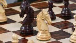 Pièces D'Échecs Staunton En Bois D'ébène -Internationalité Échecs Magasin figurines dechecs tour