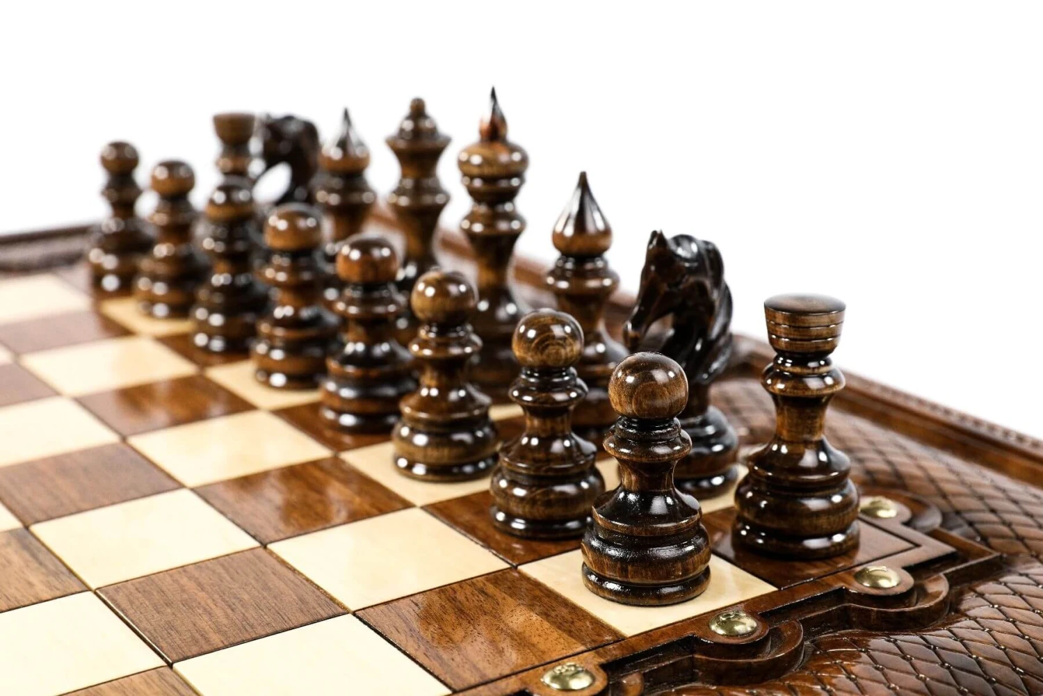 Grand Jeu D'Échecs En Bois 9 Grand Jeu D'Échecs En Bois – Image 7