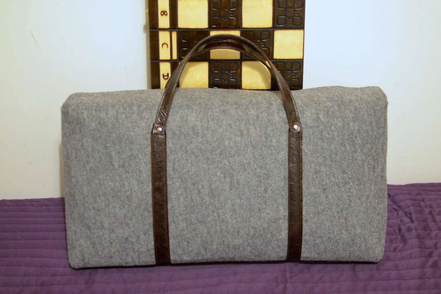 Grande Malette Pour Echiquier En Cuir 9 Grande Malette Pour Echiquier En Cuir – Image 7