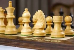 Jeu D'Échecs Noblesse En Bois D'Ébène Et D'Érable -Internationalité Échecs Magasin hotel 31 min 5000x 2 1