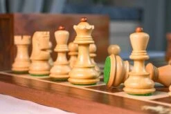 Jeu D'Échecs Distinction En Bois D'Érable Et De Noyer -Internationalité Échecs Magasin hotel 55 min 5000x min