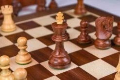 Jeu D'Échecs Distinction En Bois D'Érable Et De Noyer -Internationalité Échecs Magasin hotel 58 min 5000x min