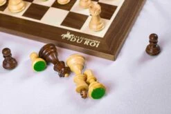 Jeu D'Échecs Distinction En Bois D'Érable Et De Noyer -Internationalité Échecs Magasin hotel 60 min 5000x min
