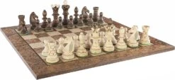 Jeu D'Échecs En Bois De Chêne