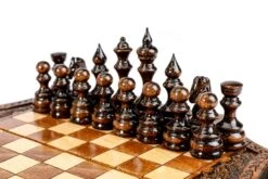 Jeu D'Échecs Décoratif En Bois -Internationalité Échecs Magasin jeu dechecs decoratif portable