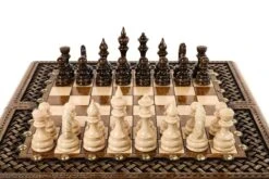 Jeu D'Échecs En Bois 40 Cm 24 Jeu D'Échecs En Bois 40 Cm -Internationalité Échecs Magasin jeu dechecs en bois 40 cm noyer