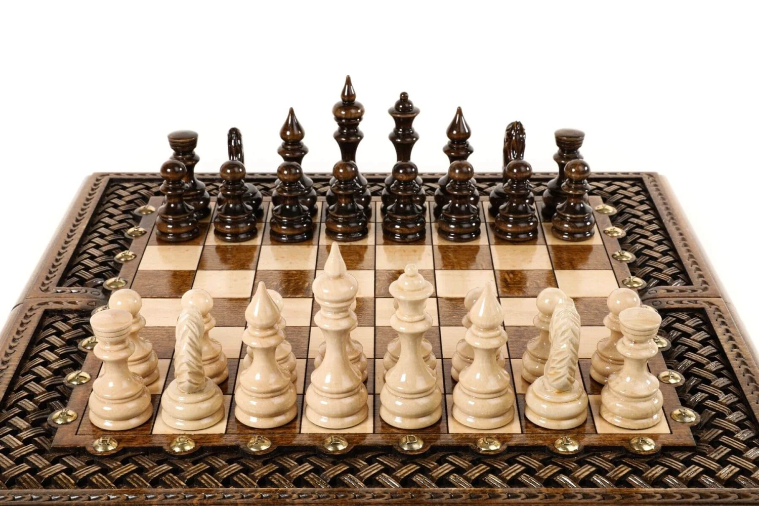 Jeu D'Échecs En Bois 40 Cm 11 Jeu D'Échecs En Bois 40 Cm – Image 9