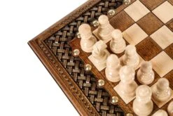 Jeu D'Échecs En Bois 40 Cm 18 Jeu D'Échecs En Bois 40 Cm -Internationalité Échecs Magasin jeu dechecs en bois 40 cm pions noirs