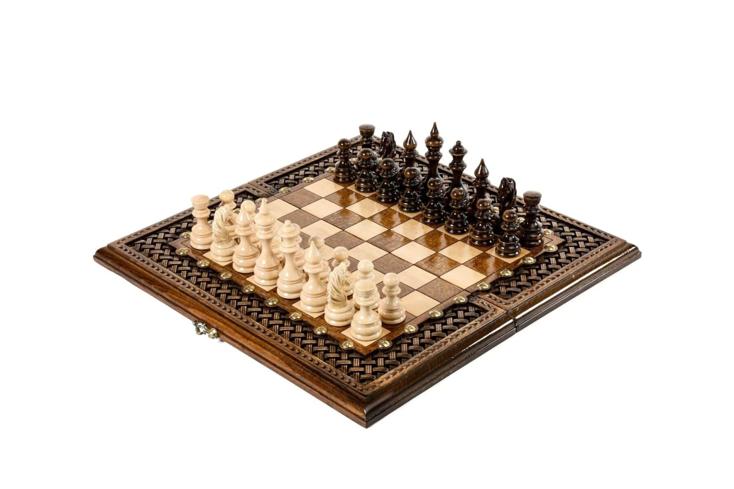 Jeu D'Échecs En Bois 40 Cm 3 Jeu D'Échecs En Bois 40 Cm
