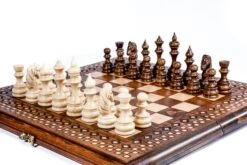 Jeu D'Echecs En Bois Original -Internationalité Échecs Magasin jeu dechecs en bois original hetre