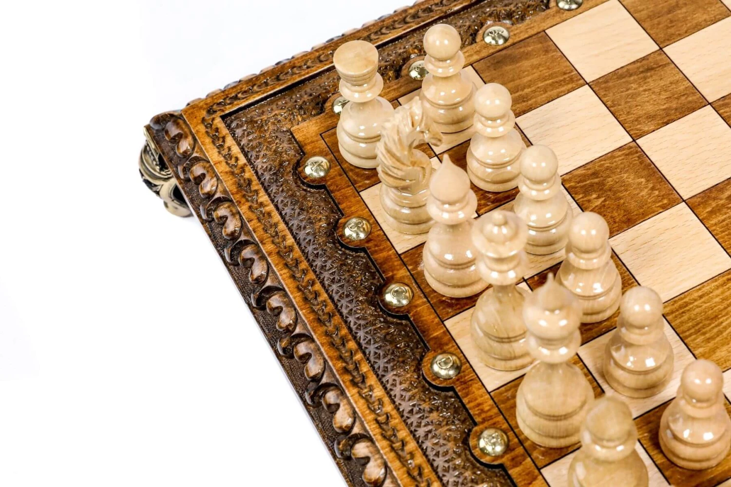Jeu D'Échecs En Bois Précieux 8 Jeu D'Échecs En Bois Précieux – Image 6