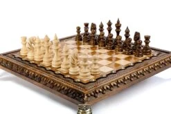 Jeu D'Échecs En Bois Précieux 17 Jeu D'Échecs En Bois Précieux -Internationalité Échecs Magasin jeu dechecs en bois precieux hetre