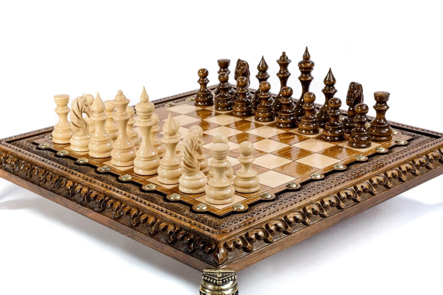 Jeu D'Échecs En Bois Précieux 6 Jeu D'Échecs En Bois Précieux – Image 4