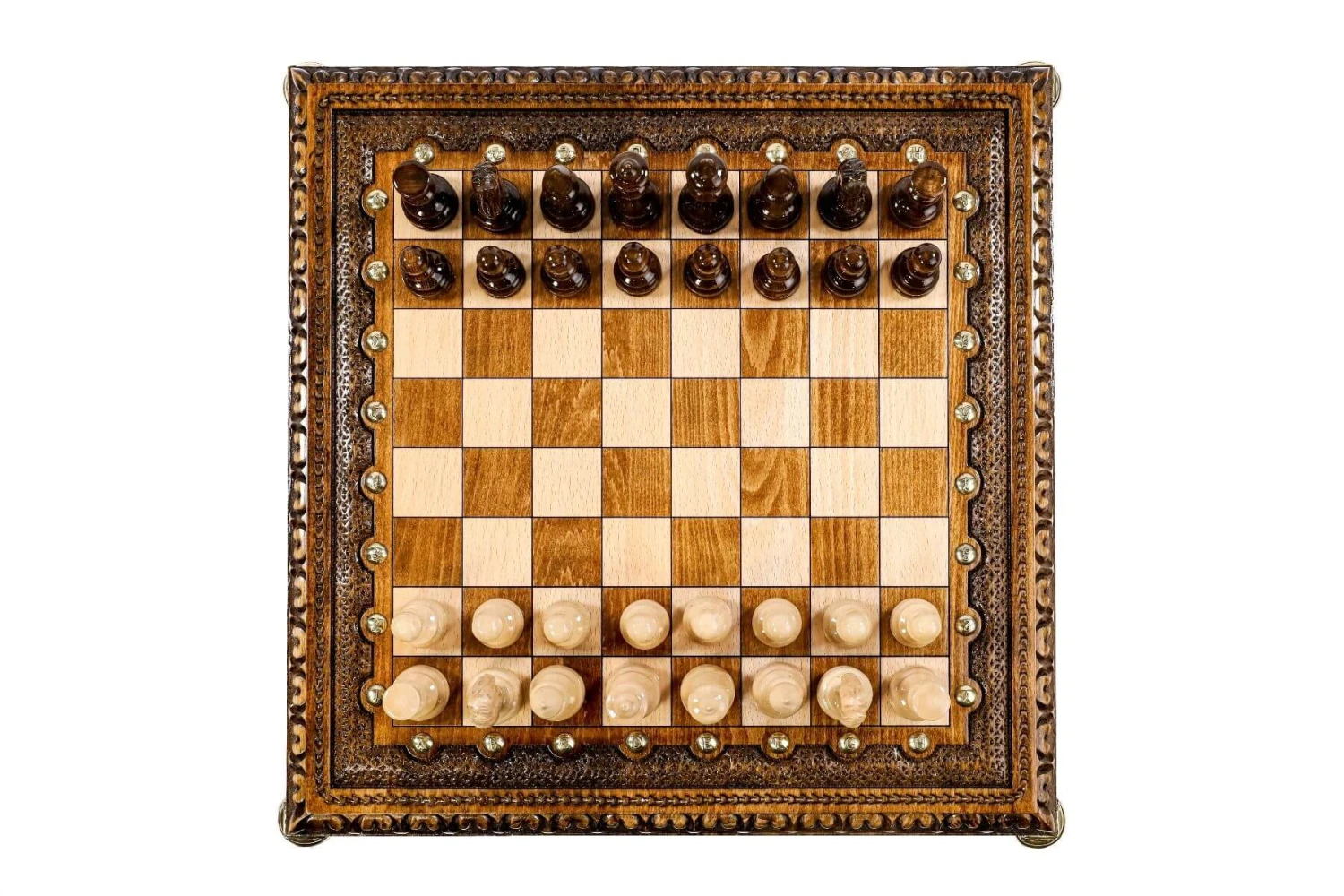 Jeu D'Échecs En Bois Précieux 9 Jeu D'Échecs En Bois Précieux – Image 7