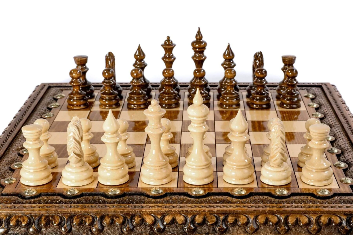 Jeu D'Échecs En Bois Précieux 13 Jeu D'Échecs En Bois Précieux – Image 11