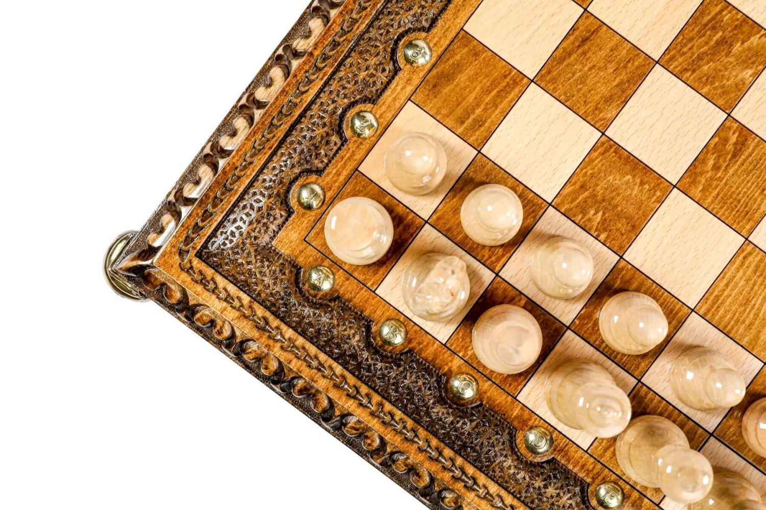 Jeu D'Échecs En Bois Précieux 5 Jeu D'Échecs En Bois Précieux – Image 3