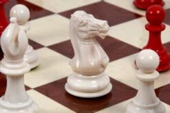 Jeu D'Échecs En Os Avec Plateau -Internationalité Échecs Magasin jeu dechecs en os blancs