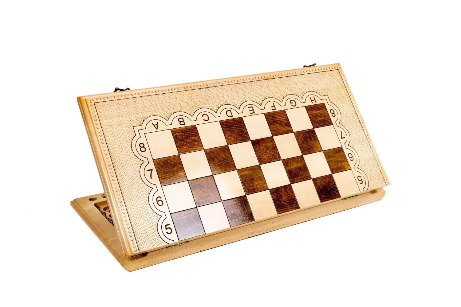 Coffret Jeu D'Échecs Et Backgammon 4 Coffret Jeu D'Échecs Et Backgammon – Image 2