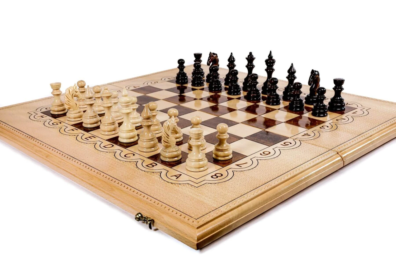 Coffret Jeu D'Échecs Et Backgammon 5 Coffret Jeu D'Échecs Et Backgammon – Image 3