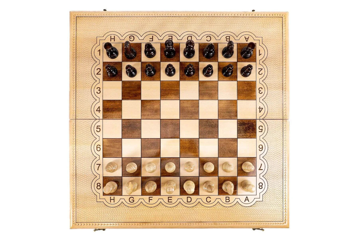 Coffret Jeu D'Échecs Et Backgammon 6 Coffret Jeu D'Échecs Et Backgammon – Image 4