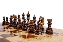 Coffret Jeu D'Échecs Et Backgammon 20 Coffret Jeu D'Échecs Et Backgammon -Internationalité Échecs Magasin jeu dechecs et backgammon pions noirs