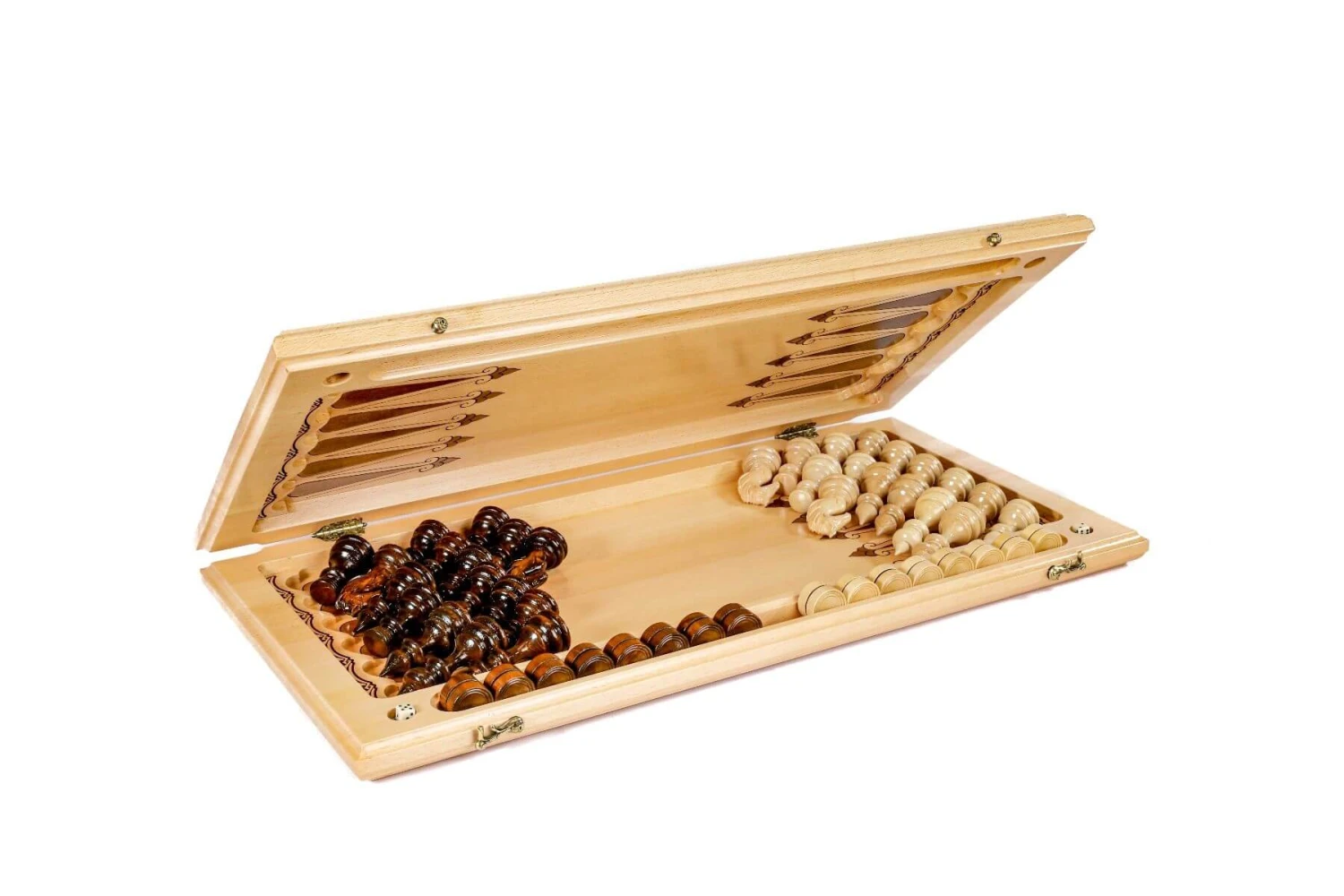 Coffret Jeu D'Échecs Et Backgammon 12 Coffret Jeu D'Échecs Et Backgammon – Image 10