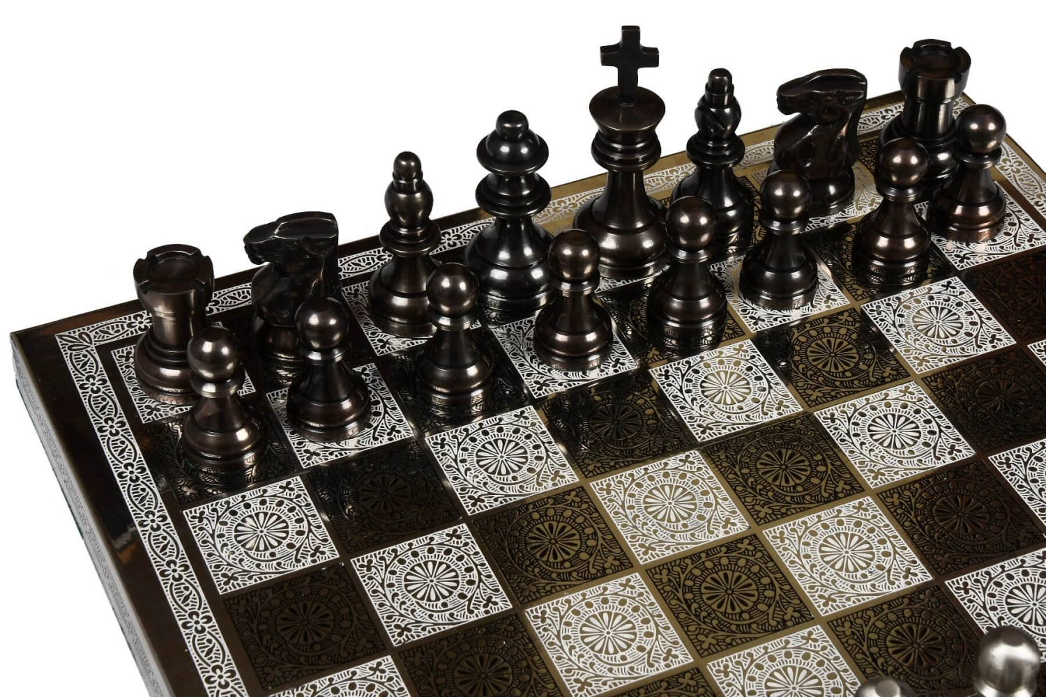 Jeu D'Échecs En Laiton 4 Jeu D'Échecs En Laiton – Image 2