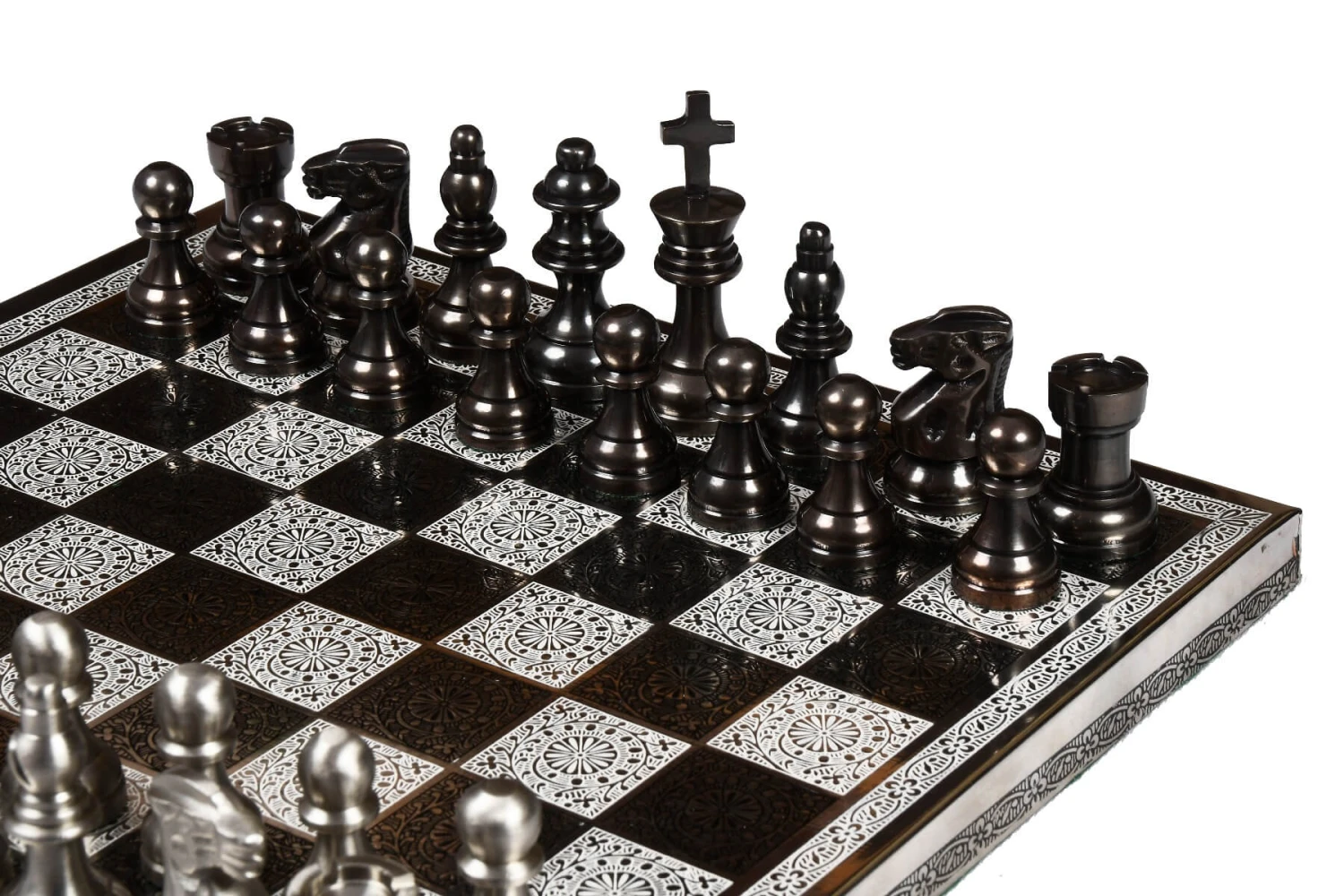 Jeu D'Échecs En Laiton 6 Jeu D'Échecs En Laiton – Image 4