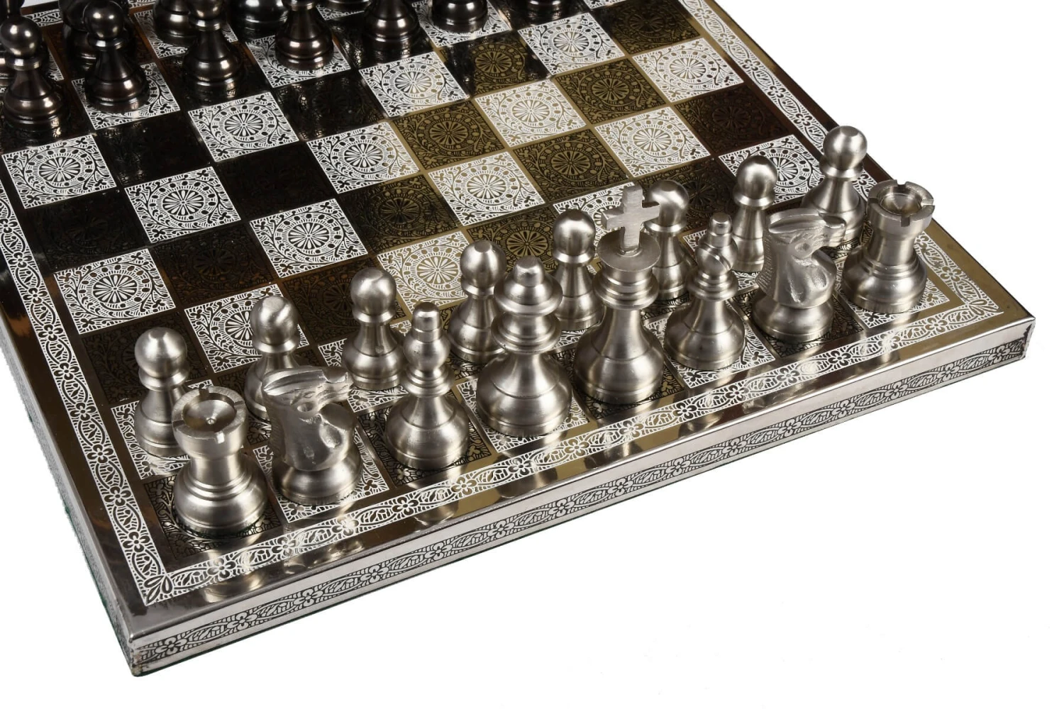 Jeu D'Échecs En Laiton 7 Jeu D'Échecs En Laiton – Image 5