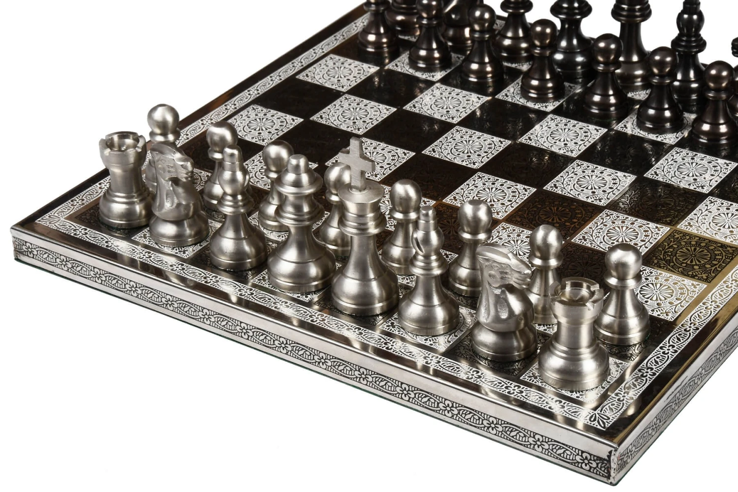 Jeu D'Échecs En Laiton 10 Jeu D'Échecs En Laiton – Image 8