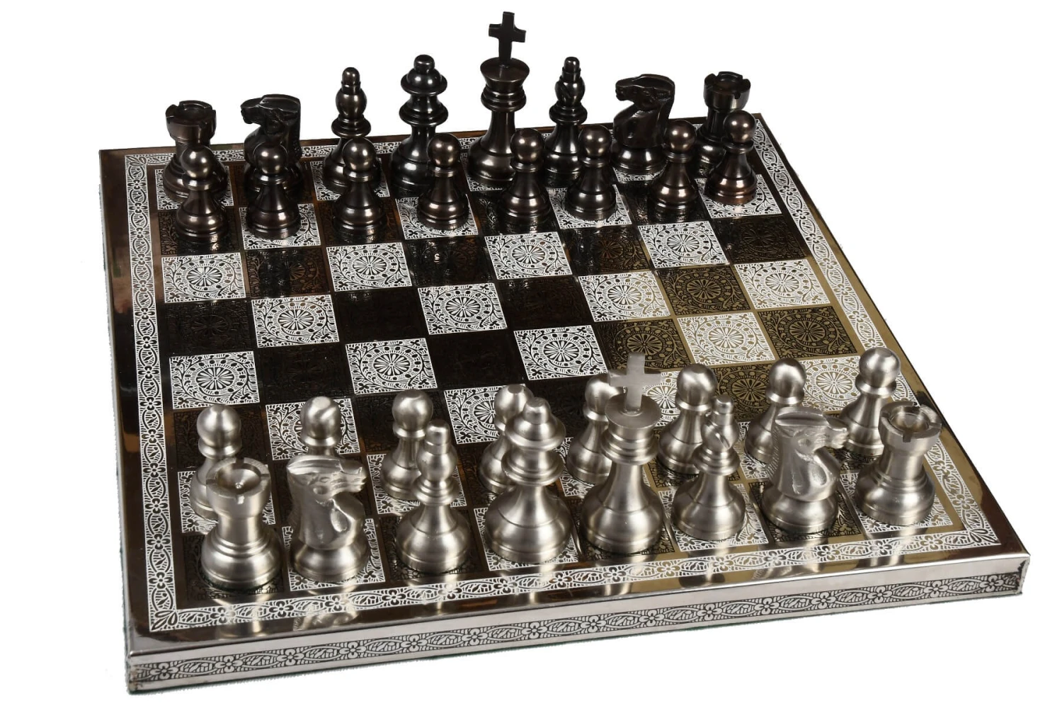Jeu D'Échecs En Laiton 3 Jeu D'Échecs En Laiton
