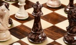 Jeu D'Échecs Style "Marbre" 25 Jeu D'Échecs Style "Marbre" -Internationalité Échecs Magasin jeu dechecs marbre pions blancs