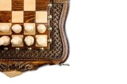 Jeu D'Échecs Médiéval -Internationalité Échecs Magasin jeu dechecs medieval pions noirs
