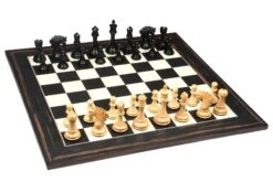 Jeu D'Échecs Noir Et Blanc