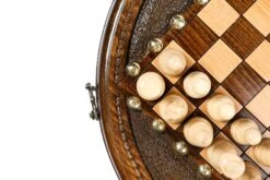 Jeu D'Échecs Rond En Bois -Internationalité Échecs Magasin jeu dechecs rond pliable